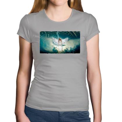 Imagem de Baby Look Algodão Anjo do tempo - Foca na Moda