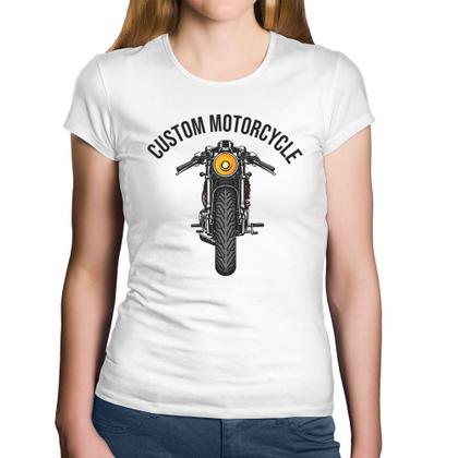 Imagem de Baby Look Algodão Custom Motorcycle - Foca na Moda