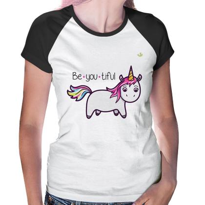 Imagem de Baby Look Raglan Be You Tiful - Foca na Moda