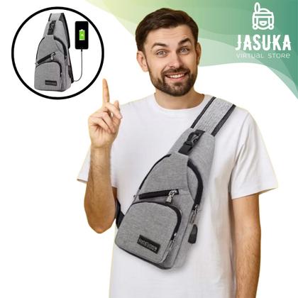 Imagem de Bag Unissex Com Entrada Usb Sortida - Mochila
