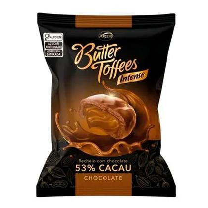 Imagem de Bala Butter Toffees Caramelo Intense 53% Cacau 90g Recheio Cremoso 