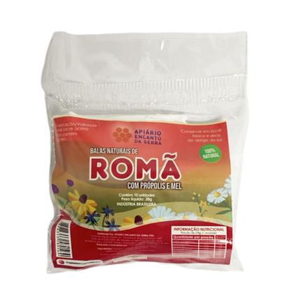 Imagem de Bala De Romã Com Própolis E Mel 10 Unidades De 38g Cada Apiário Encanto Da Serra