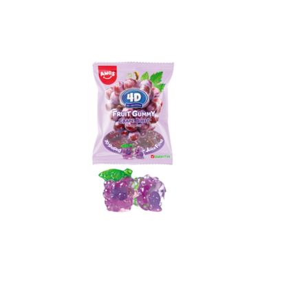 Imagem de Bala Fruit Gummy Grape Burst 4D