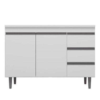 Imagem de Balcão De Pia Andréia 100 Cm Branco  Ajl