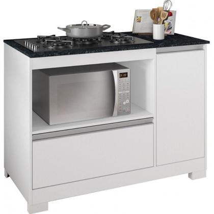 Imagem de Balcão Para Fogão Notável Cooktop 5 Bocas Com Pés Nt3050 Branco/granito