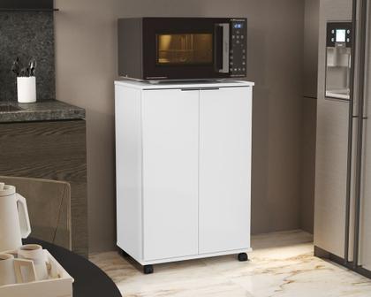 Imagem de Balcão Pratic para Microondas 2 portas Branco ENVIA SOMENTE 01 UN