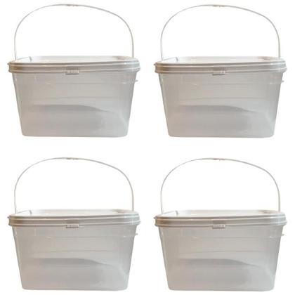 Imagem de Balde 2-4L Resistente Ao Impacto-Kit 4 Pçs