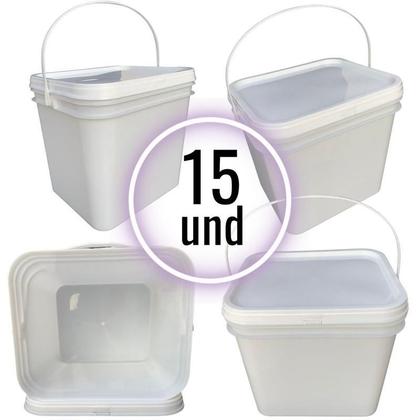 Imagem de Balde 3.6L Para Restaurante - 15 Pcs