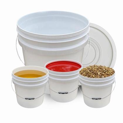 Imagem de Balde 30L Grande Para Preparo Artesanal - 3 Pçs