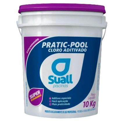 Imagem de Balde de Cloro Pratic Pool 10Kg para Piscinas