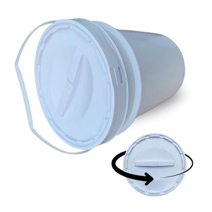 Imagem de Balde Para Café 20 Litros E Tampa Rosca - Kit 16 Pçs