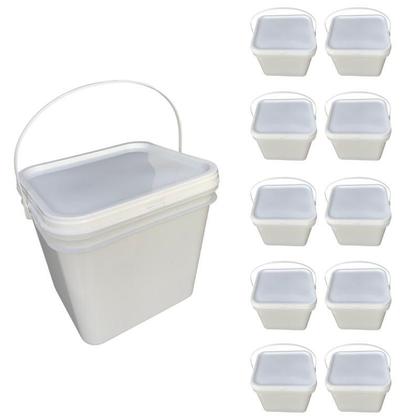 Imagem de Balde Para Caldo Transparente 2.4L 10 Pçs