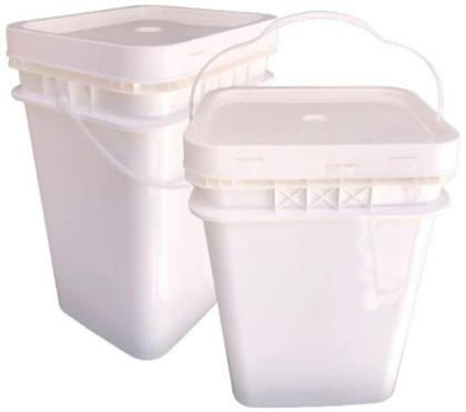 Imagem de Balde Para Guardar Whey Protein 20L Retangular