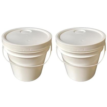 Imagem de Balde Plástico 5L Para Açucar - 2 Pçs