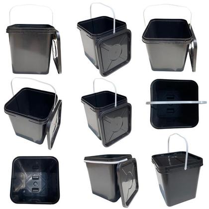 Imagem de Balde Quadrado 16L Alça Plastica Ceará