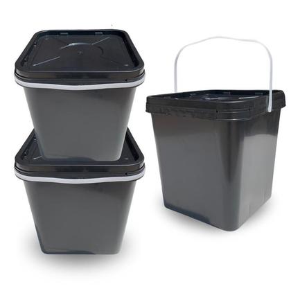 Imagem de Balde Quadrado 16L Ceará 02 Pçs