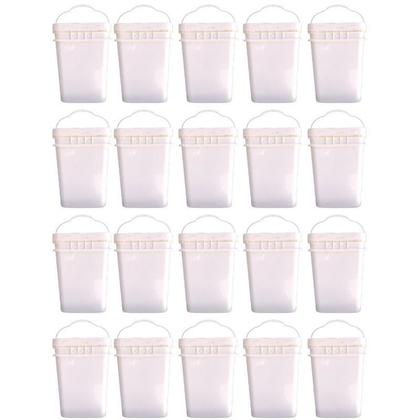 Imagem de Balde Retangular Para Mantimento 20L - 20 Pçs