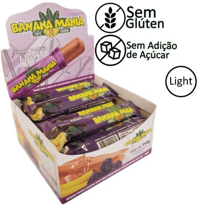 Imagem de Bananinha Ameixa Chocolate Light Zero Açúcar Sem Glúten 20x27g