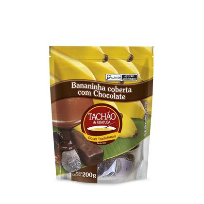 Imagem de Bananinha Coberta Com Chocolate Tachão 200g