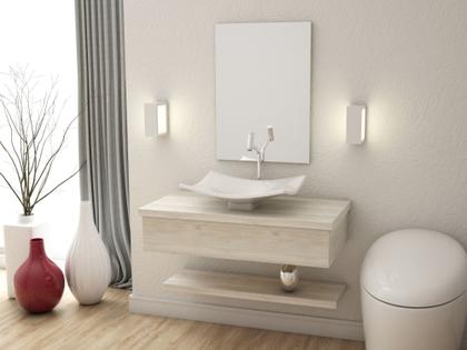 Imagem de Bancada Metrópole 806w 80cm C/cuba F44 e Espelheira