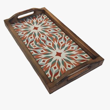 Imagem de Bandeja Café da Manhã Grande com 2 azulejos