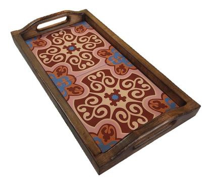 Imagem de Bandeja Café da Manhã Grande com 2 azulejos