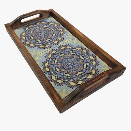 Imagem de Bandeja Café da Manhã Grande com 2 azulejos