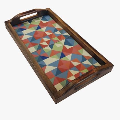 Imagem de Bandeja Café da Manhã Grande com 2 azulejos