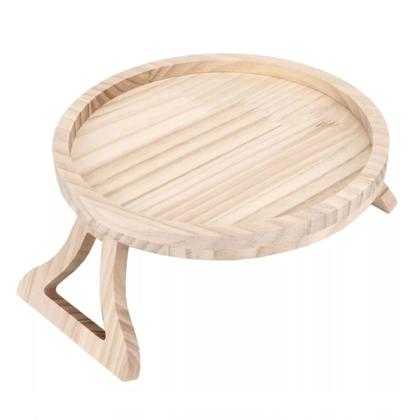 Imagem de Bandeja Redonda para Braço Sofá com Encaixe 25cm - Clink