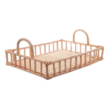 Imagem de Bandeja retangular wolff rattan  29501 fibra natural