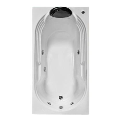 Imagem de Banheira Retangular Paraguaçu COMBATE com hidro em acrílico