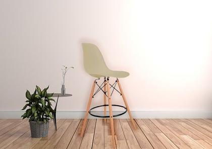 Imagem de Banqueta Eiffel Nude Cozinha Sala de Estar Jantar Mesa de Jantar Área de Lazer Recepção Decoração