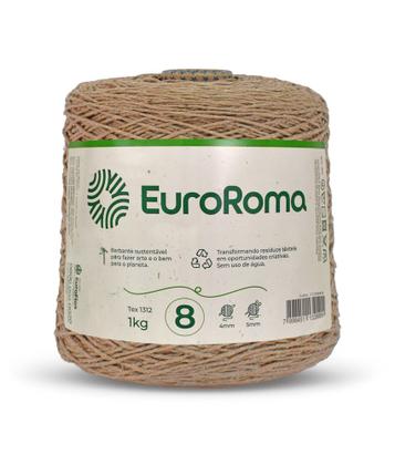 Imagem de Barbante EuroRoma 1kg Fio 8 Crochê Tricô