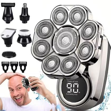 Imagem de Barbeador Digital 9 em 1 USB Com Tela Inteligente