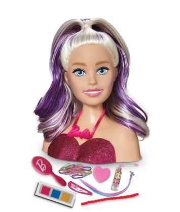 Imagem de Barbie busto rosa boneca barbie com maquiagem brinquedo 01265 Original Mattel