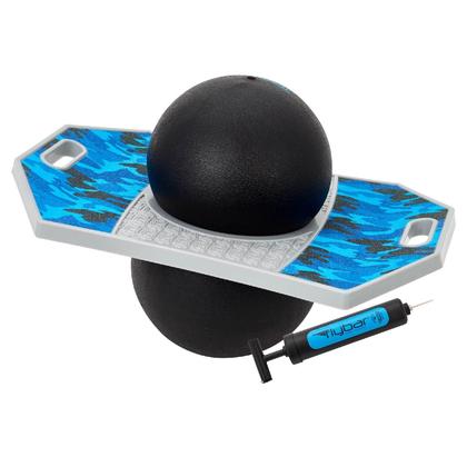 Imagem de Barra de moletom Pogo Trick Ball para crianças com bomba, camuflagem azul
