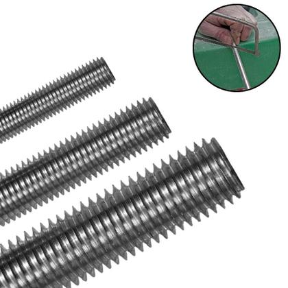 Imagem de Barra Roscada 1 Metro Em Aço Carbono Rosqueada Reforçada 1"