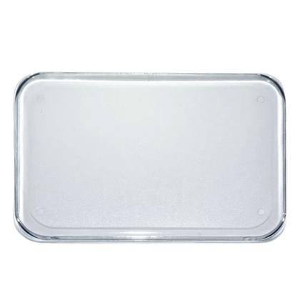 Imagem de Base Acrílica Retangular 10x15 Incolor Para Artesanato Biscuit Massinha - 4 Unidades