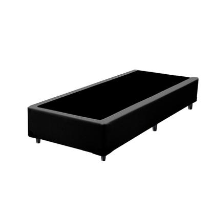Imagem de Base Box Preto de Cama Solteiro Resistente