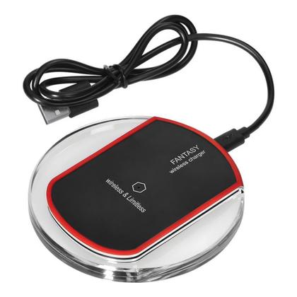 Imagem de Base Carregadora Fantasy Qi Wireless Slim Sem Fio - Preto