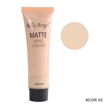 Imagem de BASE LÍQUIDA MATTE BELLE ANGEL 30ml 5 TONS DE PELE