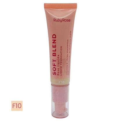 Imagem de Base Líquida Soft Blend Ruby Rose Matte Média Cobertura Efeito Aveludado