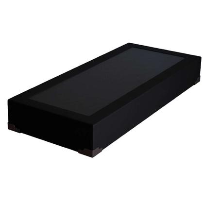 Imagem de Base para Cama Box Solteiro Joe Suede (36x88x188) Preta