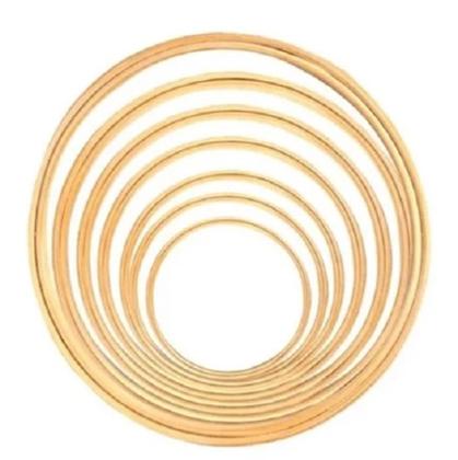 Imagem de Bastidor De Madeira ( Bambu) Sem Tarracha para Bordar - Unidade