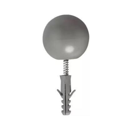 Imagem de Batedor para porta conjunto completo cinza sfor