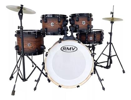 Imagem de Bateria Acústica Rmv Bumbo 22'' + Prato - Mod Cross