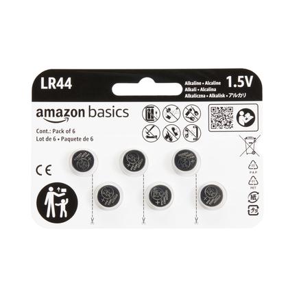 Imagem de Bateria Amazon Basics LR44 alcalina de 1,5 V (pacote com 6)
