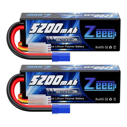 Imagem de Bateria Lipo Zeee 11,1 V 5200 mAh 80 V 3S com conector EC5 (x2)