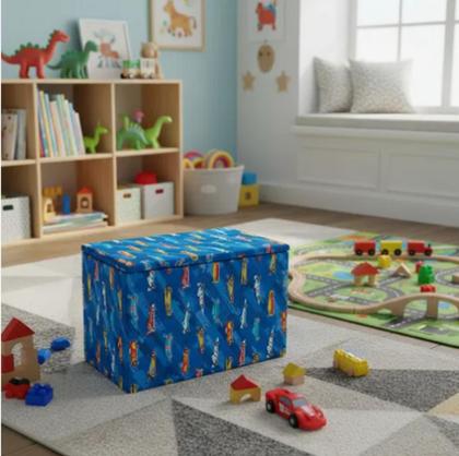 Imagem de Baú Puff caixa organizadora de ambientes carros