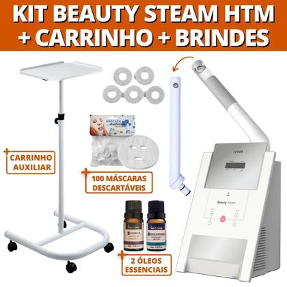 Imagem de Beauty Steam - Vapor de Ozônio + Carrinho Auxiliar - HTM